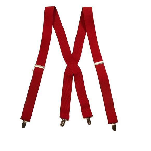 pelican Other - Pelican Solid Red  Suspenders